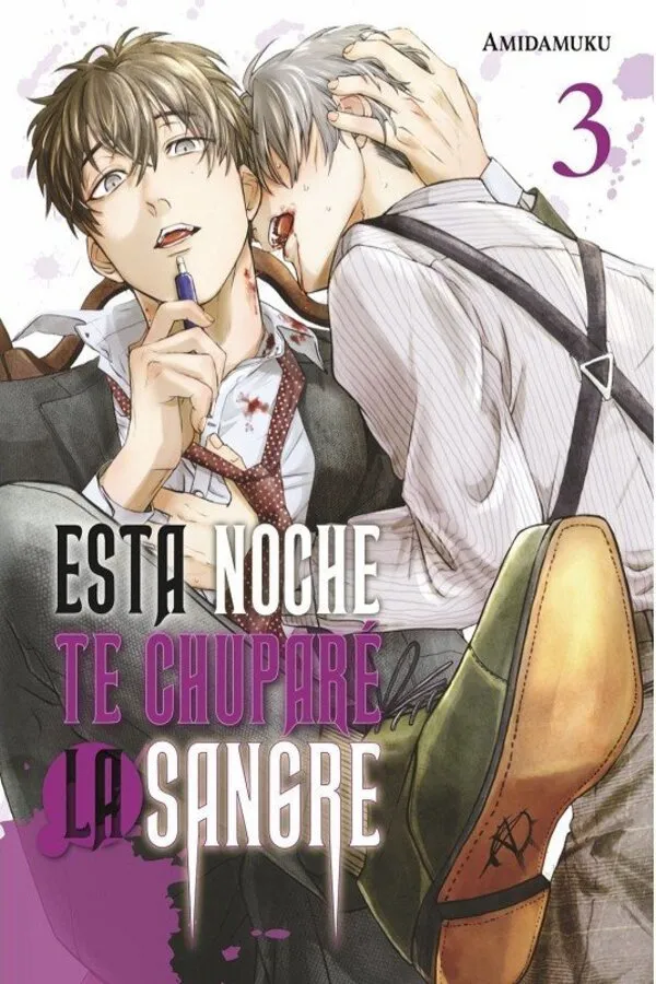 Portada del manga ESTA NOCHE TE CHUPARE LA SANGRE 3 - Yakuza Manga