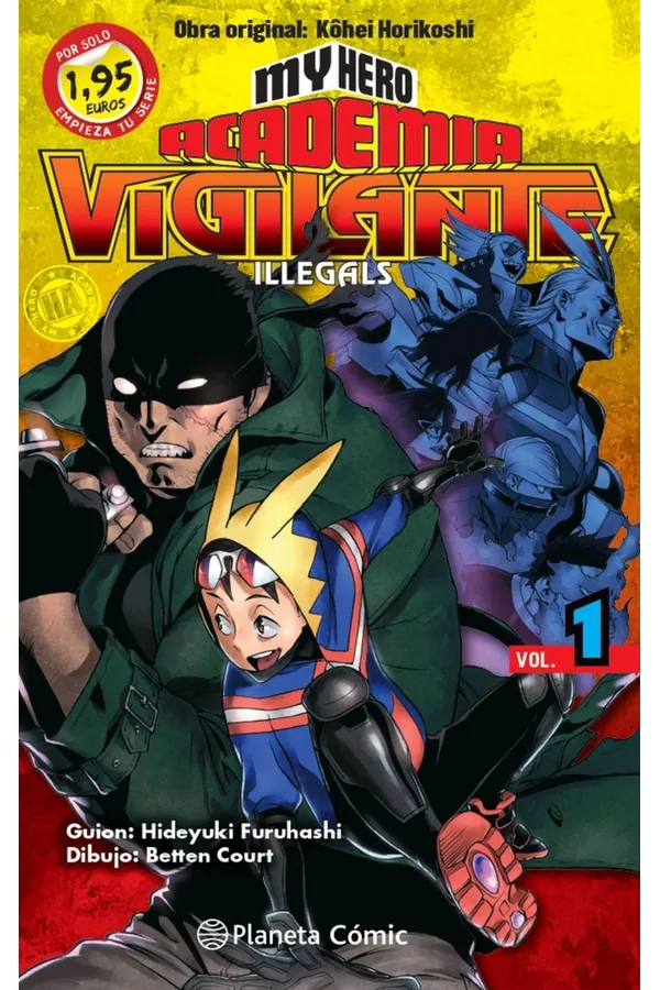 Portada del manga MM MY HERO ACADEMIA VIGILANTE ILLEGALS 1 1,95 - Yakuza Manga