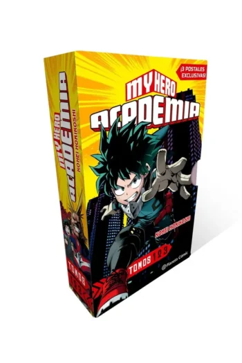 Portada del manga SHONEN STARTER SET MY HERO ACADEMIA 1 2 3 - Yakuza Manga