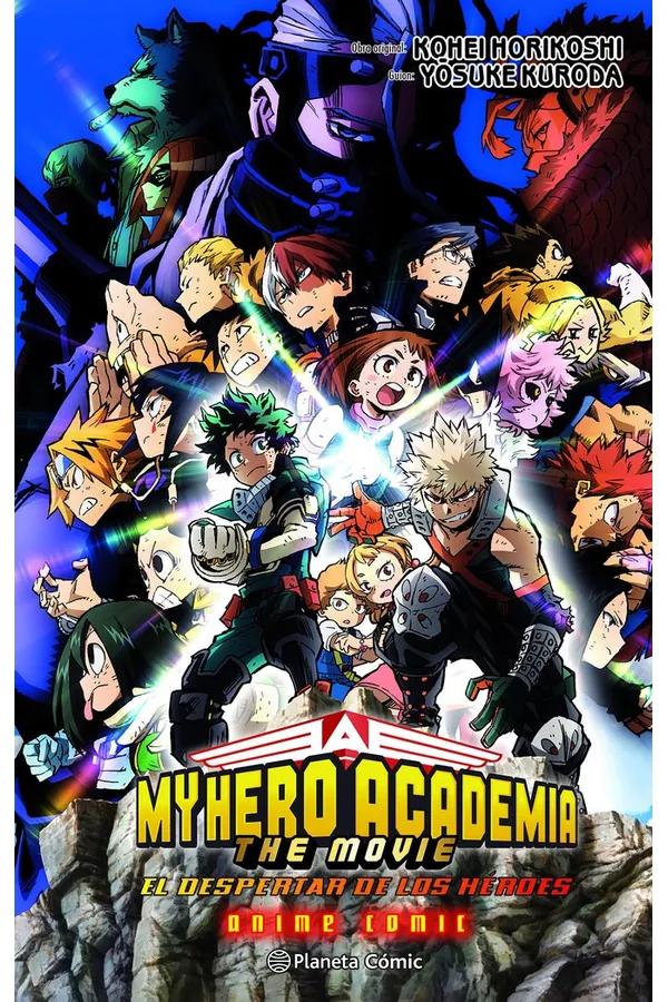 Portada del manga MY HERO ACADEMIA EL DESPERTAR DE LOS HEROES ANIME COMIC - Yakuza Manga