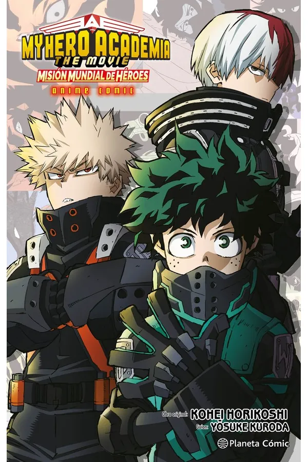 Portada del manga MY HERO ACADEMIA MISION MUNDIAL DE HEROES ANIME COMIC - Yakuza Manga