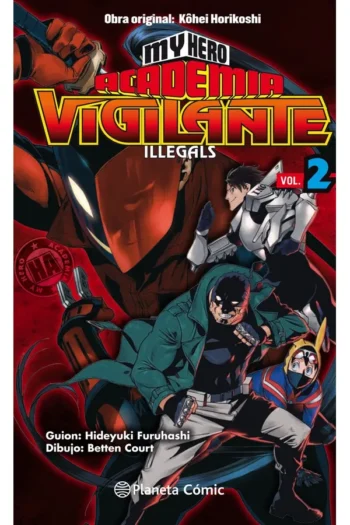 Portada del manga MY HERO ACADEMIA VIGILANTE ILLEGALS 2 - Yakuza Manga