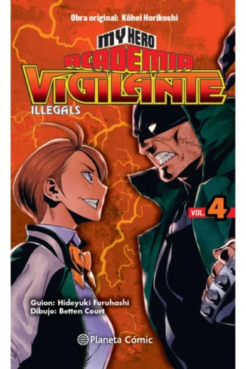 Portada del manga MY HERO ACADEMIA VIGILANTE ILLEGALS 4 - Yakuza Manga