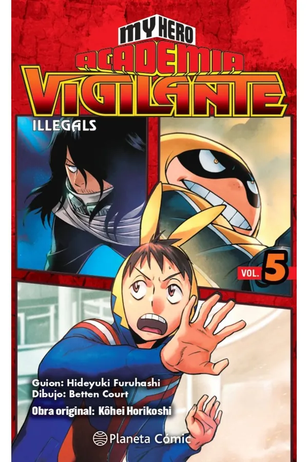 Portada del manga MY HERO ACADEMIA VIGILANTE ILLEGALS 5 - Yakuza Manga
