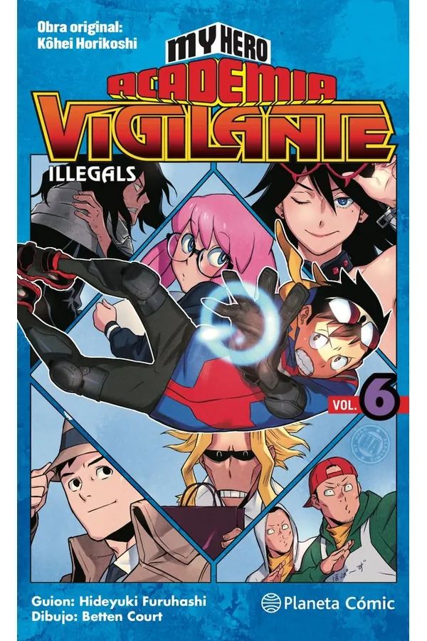 Portada del manga MY HERO ACADEMIA VIGILANTE ILLEGALS 6 - Yakuza Manga