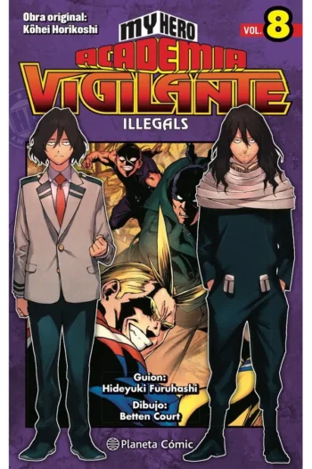 Portada del manga MY HERO ACADEMIA VIGILANTE ILLEGALS 8 - Yakuza Manga