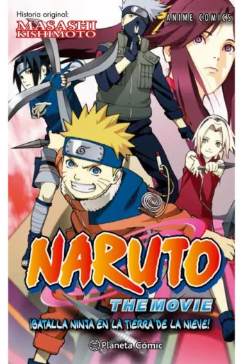 Portada del manga NARUTO ANIME COMIC 2 BATALLA NINJA EN LA TIERRA DE LA NIEVE - Yakuza Manga