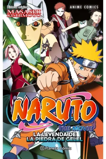 Portada del manga NARUTO ANIME COMIC 3 LA LEYENDA DE LA PIEDRA DE GELEL - Yakuza Manga