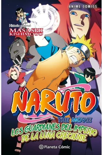 Portada del manga NARUTO ANIME COMIC 4 LOS GUARDIANES DEL IMPERIO DE LUNA CRE - Yakuza Manga