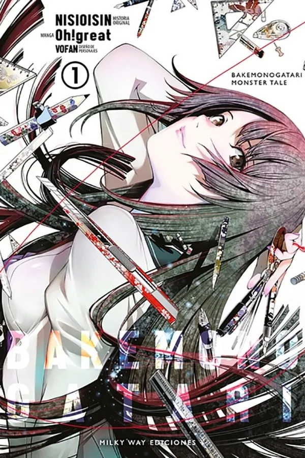Portada del manga BAKEMONOGATARI 1 - Yakuza Manga