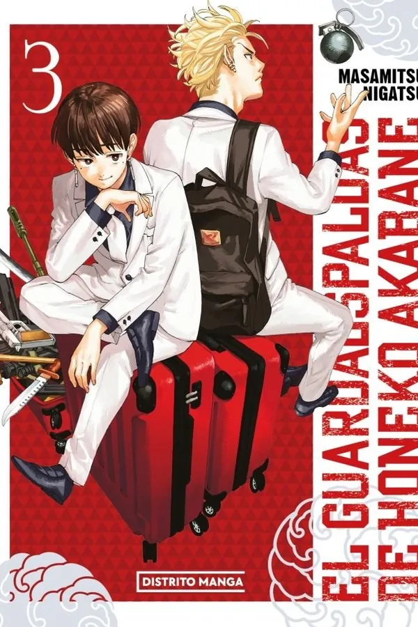 Portada del manga EL GUARDAESPALDAS DE HONEKO AKABANE 3 - Yakuza Manga