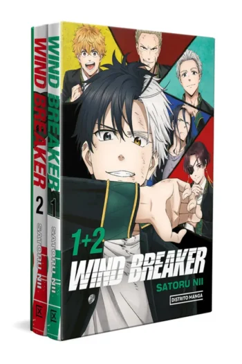 Portada del manga PACK WIND BREAKER 1 + WIND BREAKER 2 EDICION ESPECIAL ANIME - Yakuza Manga