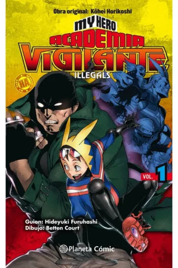Portada del manga MY HERO ACADEMIA VIGILANTE ILLEGALS 1 - Yakuza Manga