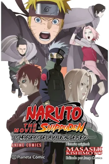 NARUTO SHIPPUDEN ANIME COMIC LOS HEREDEROS DE LA VOLUNTAD DE