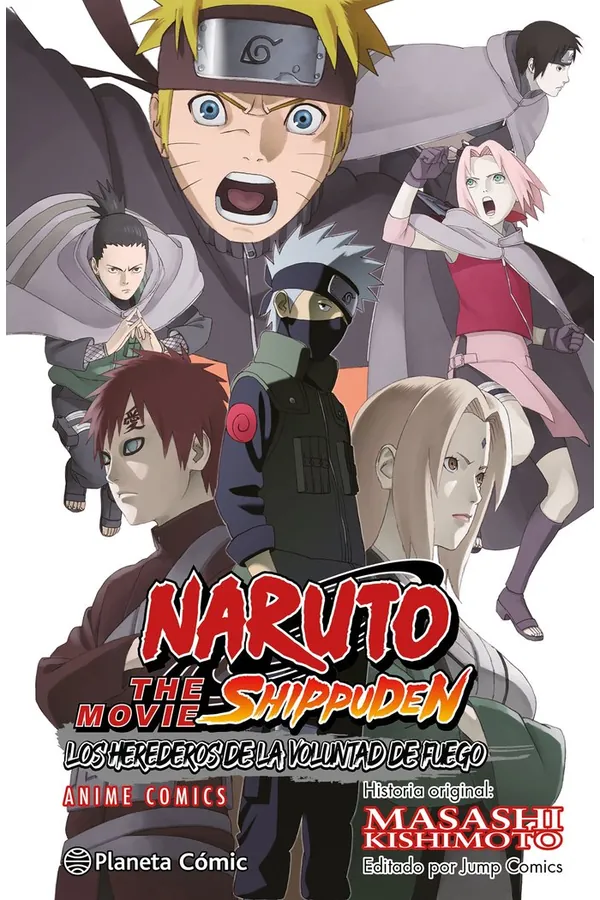 Portada del manga NARUTO SHIPPUDEN ANIME COMIC LOS HEREDEROS DE LA VOLUNTAD DE - Yakuza Manga