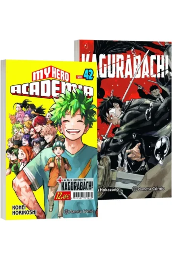 MY HERO ACADEMIA 42 Y KAGURABACHI 1 PACK ESPECIAL