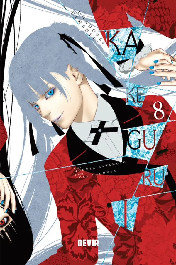 Portada del manga KAKEGURUI TWIN 8 JUGADORES DEMENTES - Yakuza Manga