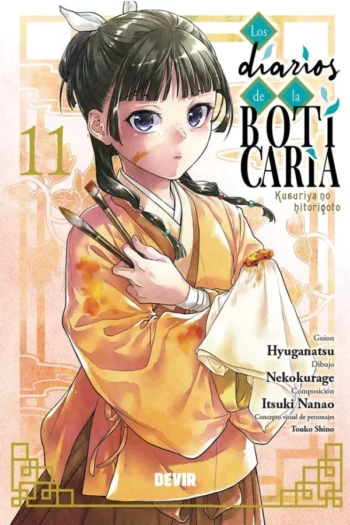 Portada del manga LOS DIARIOS DE LA BOTICARIA 11 - Yakuza Manga