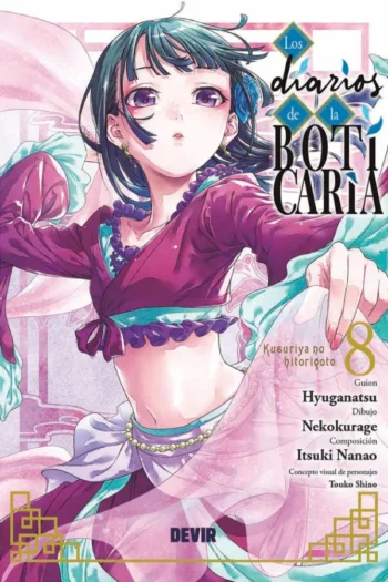 Portada del manga LOS DIARIOS DE LA BOTICARIA 8 - Yakuza Manga