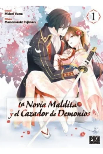 Portada del manga LA NOVIA MALDITA Y EL CAZADOR DE DEMONIOS 1 - Yakuza Manga