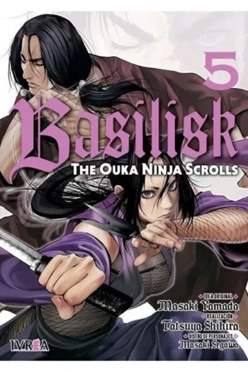 Portada del manga BASILISK THE OUKA NINJA SCROLLS 5 - Yakuza Manga