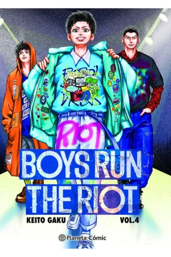 Portada del manga BOYS RUN THE RIOT 4 - Yakuza Manga