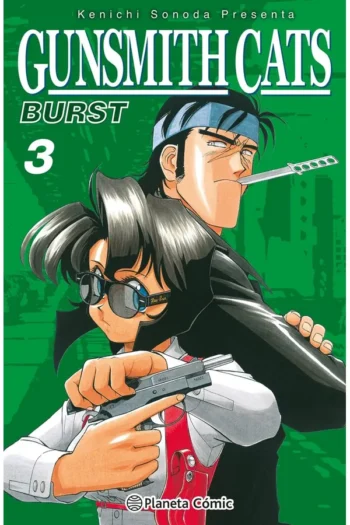 Portada del manga GUNSMITH CATS BURST 3 - Yakuza Manga