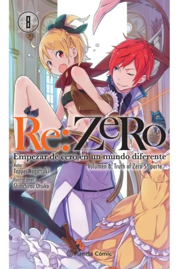 Portada del manga RE ZERO 8 (NOVELA) - Yakuza Manga