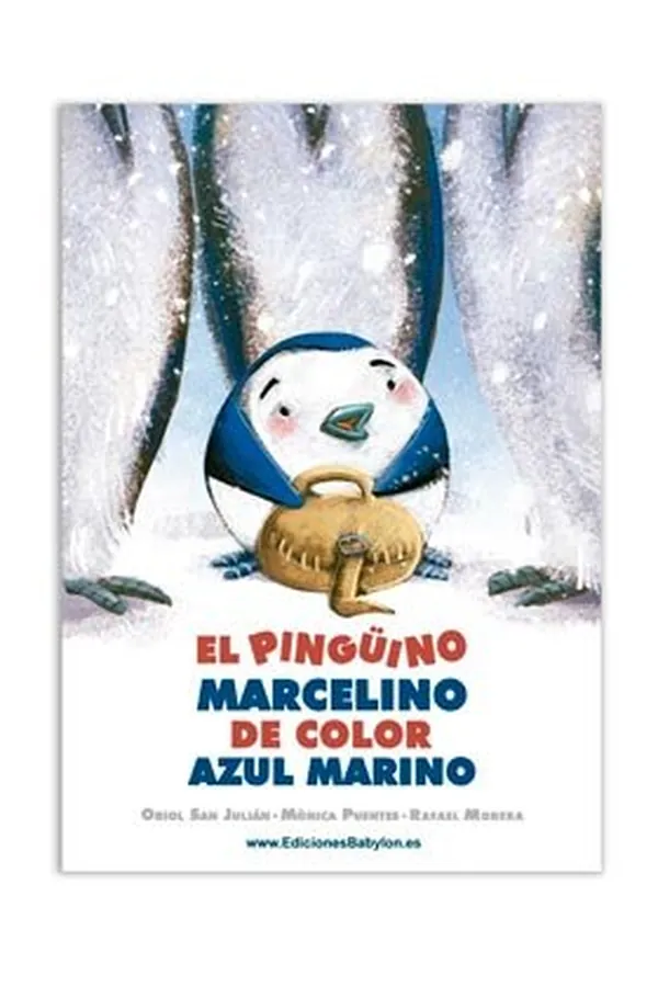 EL PINGUINO MARCELINO DE COLOR AZUL MARINO