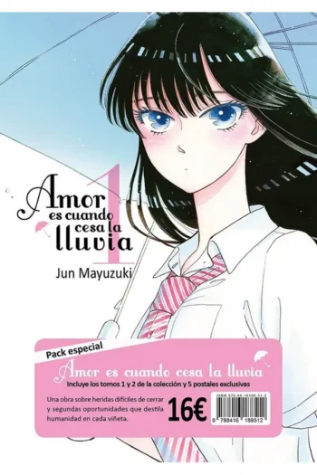 PACK AMOR ES CUANDO CESA LA LLUVIA VOL 1 Y 2