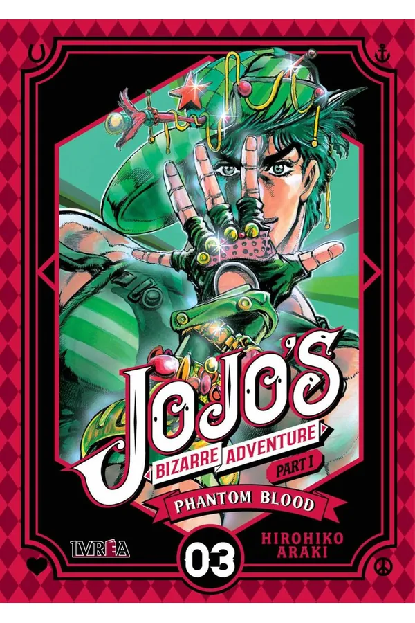 Portada del manga JOJO'S BIZARRE ADVENTURE PARTE 1 PHANTOM BLOOD 3 - Yakuza Manga