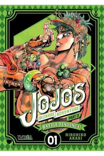 Portada del manga JOJO'S BIZARRE ADVENTURE PARTE 2 BATTLE TENDENCY 1 - Yakuza Manga