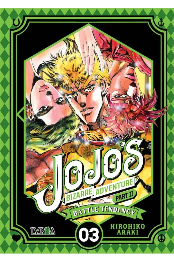 Portada del manga JOJO'S BIZARRE ADVENTURE PARTE 2 BATTLE TENDENCY 3 - Yakuza Manga
