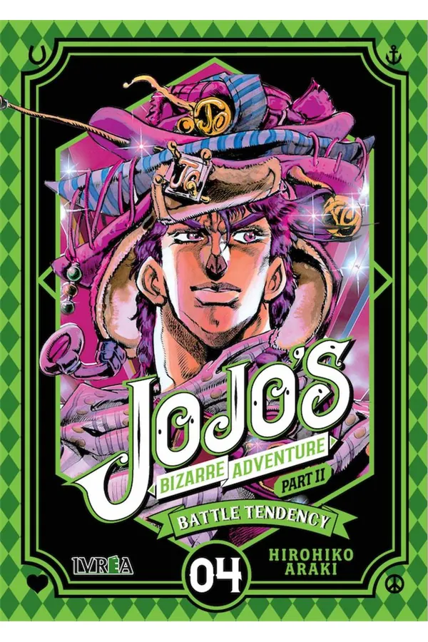 Portada del manga JOJO'S BIZARRE ADVENTURE PARTE 2 BATTLE TENDENCY 4 - Yakuza Manga