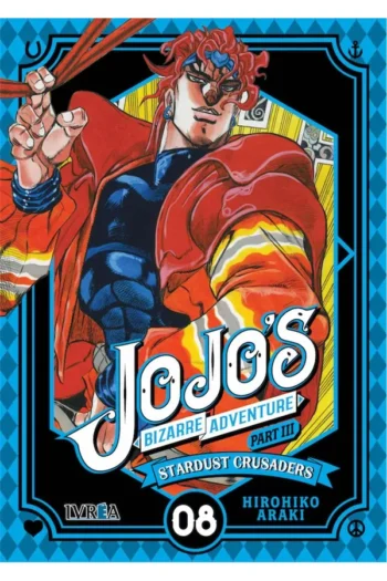 Portada del manga JOJO'S BIZARRE ADVENTURE PARTE 3 STARDUST CRUSADERS 8 - Yakuza Manga