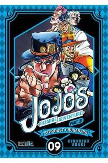 Portada del manga JOJO'S BIZARRE ADVENTURE PARTE 3 STARDUST CRUSADERS 9 - Yakuza Manga
