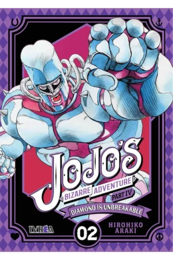 Portada del manga JOJO'S BIZARRE ADVENTURE PARTE 4 DIAMOND IS UNBREAKABLE 2 - Yakuza Manga