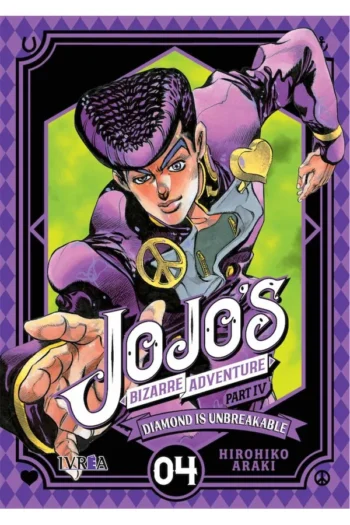 Portada del manga JOJO'S BIZARRE ADVENTURE PARTE 4 DIAMOND IS UNBREAKABLE 4 - Yakuza Manga