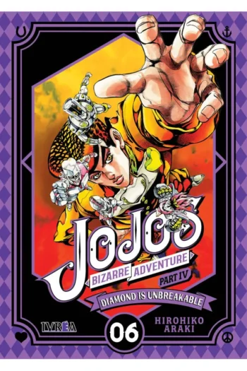 Portada del manga JOJO'S BIZARRE ADVENTURE PARTE 4 DIAMOND IS UNBREAKABLE 6 - Yakuza Manga