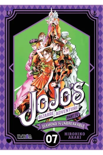 Portada del manga JOJO'S BIZARRE ADVENTURE PARTE 4 DIAMOND IS UNBREAKABLE 7 - Yakuza Manga