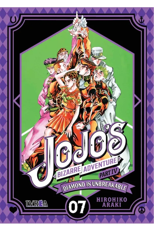 Portada del manga JOJO'S BIZARRE ADVENTURE PARTE 4 DIAMOND IS UNBREAKABLE 7 - Yakuza Manga