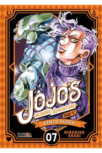 Portada del manga JOJO'S BIZARRE ADVENTURE PARTE 5 VENTO AUREO 7 - Yakuza Manga