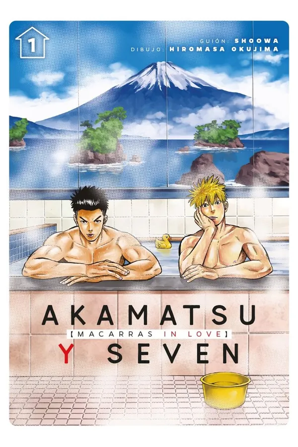 Portada del manga AKAMATSU Y SEVEN. MACARRAS IN LOVE 1 - Yakuza Manga