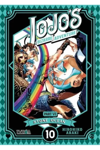 Portada del manga JOJO'S BIZARRE ADVENTURE PARTE 6 STONE OCEAN 10 - Yakuza Manga