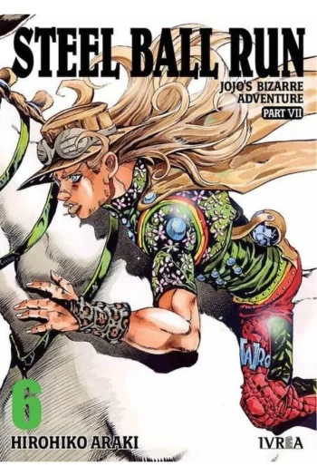 Portada del manga JOJO'S BIZARRE ADVENTURE PARTE 7 STEEL BALL RUN 6 - Yakuza Manga