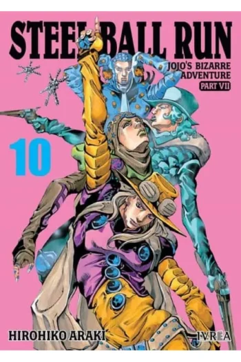 Portada del manga JOJO'S BIZARRE ADVENTURE PARTE 7 STEEL BALL RUN 10 - Yakuza Manga