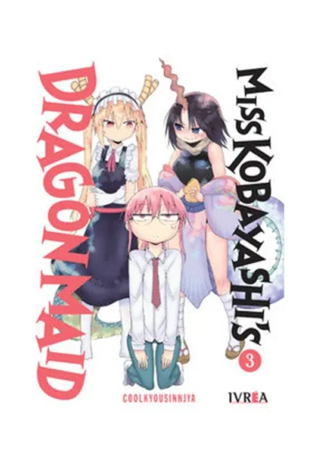 Portada del manga MISS KOBAYASHI'S DRAGON MAID 3 - Yakuza Manga