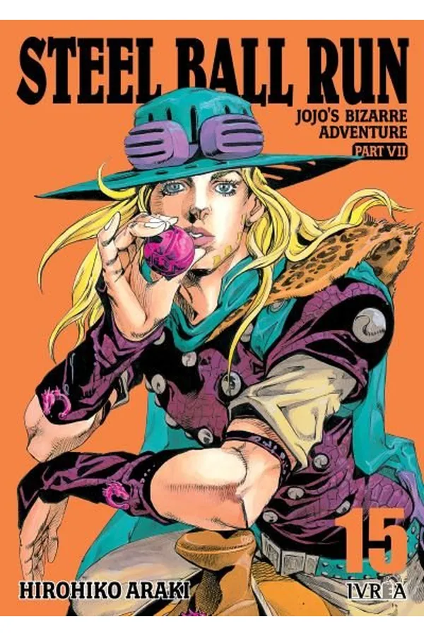 Portada del manga JOJO'S BIZARRE ADVENTURE PARTE 7 STEEL BALL RUN 15 - Yakuza Manga