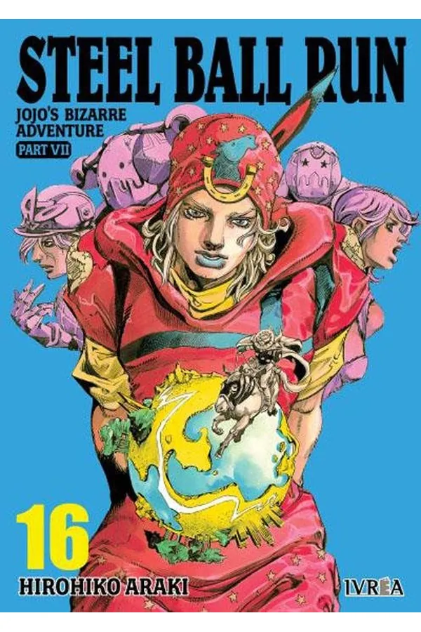 Portada del manga JOJO'S BIZARRE ADVENTURE PARTE 7 STEEL BALL RUN 16 - Yakuza Manga