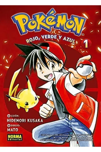 POKEMON 1 ROJO VERDE Y AZUL